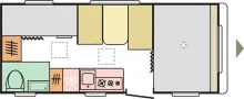 Grundriss Tag Adria Aviva 522 PT