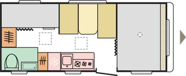 Tagesgrundriss Adria Aviva 522 PT