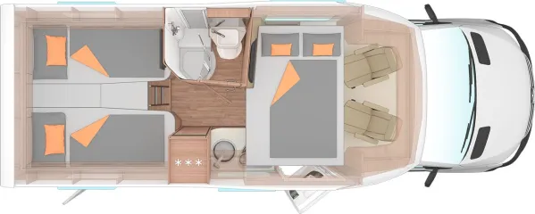 Nachtgrundriss Weinsberg CaraCompact 640 MEG Suite EDITION [PEPPER]