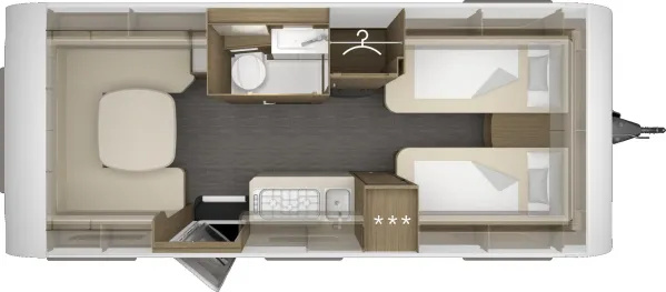 Tagesgrundriss Tabbert Cazadora 550 E 2,3