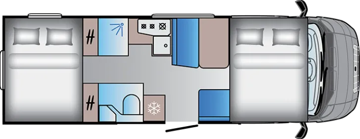 Grundriss Nacht Sun Living A 72 SP