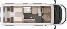 Grundriss Tag Knaus BoxLife 600 ME - AUTOMATIK -