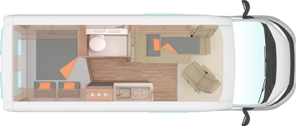 Nachtgrundriss Weinsberg CaraBus 600 MQ EDITION [FIRE]