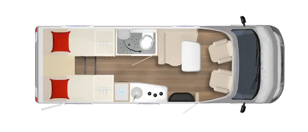 Tagesgrundriss Bürstner Lyseo Time Skyline 690 G