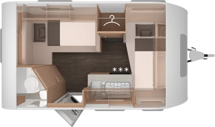 Grundriss Nacht Knaus Sport 400 QD
