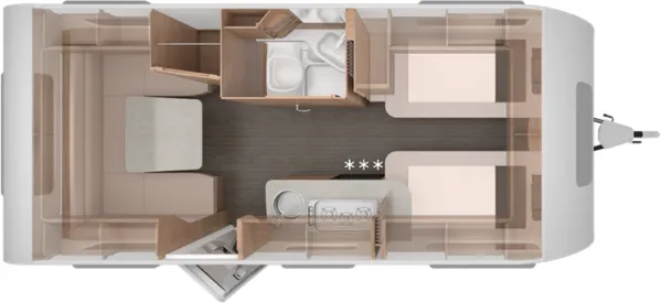 Tagesgrundriss Knaus Südwind 500 EU 60 Years
