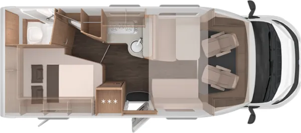 Tagesgrundriss Knaus L!VE WAVE 650 MF Tagesgrundriss Knaus L!VE WAVE 650 MF