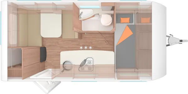 Tagesgrundriss Weinsberg CaraOne 420 QD EDITION [HOT]