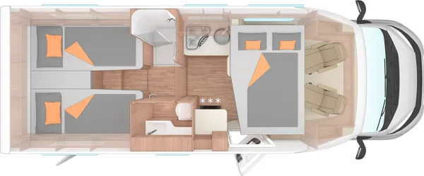 Nachtgrundriss Weinsberg CaraSuite 700 ME