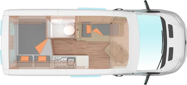 Nachtgrundriss Weinsberg CaraTour 550 MQ