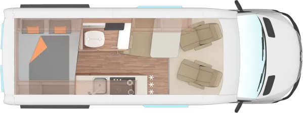 Nachtgrundriss Weinsberg X-PEDITION 600 MQ