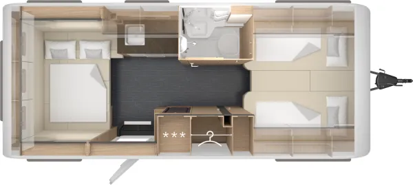 Nachtgrundriss Tabbert Pantiga 550 E 2,3