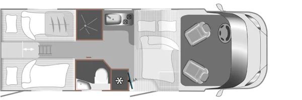 Tagesgrundriss LMC Tracer 730 EL Tagesgrundriss LMC Tracer 730 EL