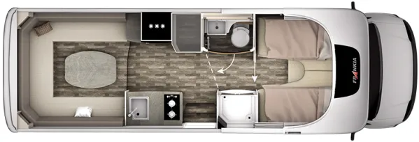 Tagesgrundriss Frankia TOGETHER A 740 PLUS