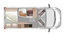 Grundriss Tag Robeta Ares *NEU Sitzgruppe im Heck*
