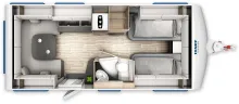 Grundriss Tag Fendt Apero 515 SG IC-Blackline