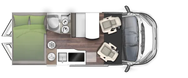 Tagesgrundriss Forster V 599 HB Flip