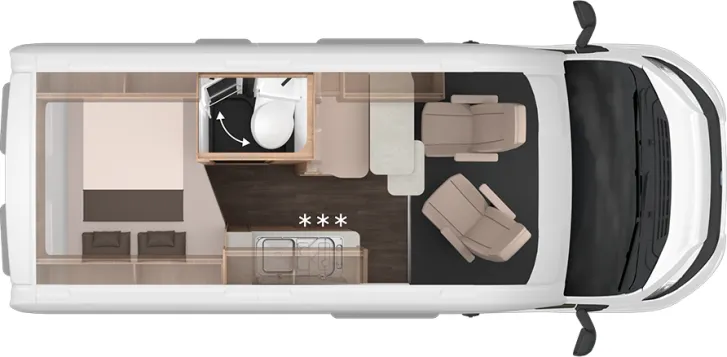 Grundriss Tag Knaus BoxLife 540 MQ Platinum Selection