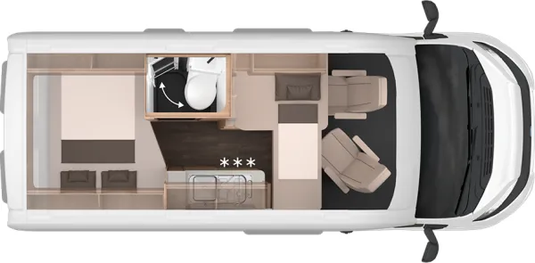 Nachtgrundriss Knaus BoxLife 540 MQ Platinum Selection Nachtgrundriss Knaus BoxLife 540 MQ Platinum Selection
