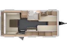 Grundriss Tag Tabbert Pantiga 490 E 2,3 Finest Edition