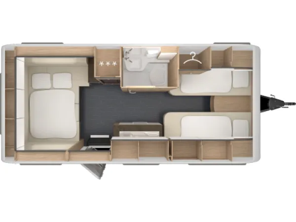 Nachtgrundriss Tabbert Pantiga 490 E 2,3 Finest Edition