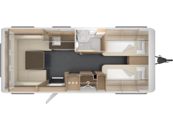 Tagesgrundriss Tabbert Pantiga 550 E 2,3 Finest Edition