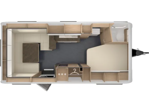 Tagesgrundriss Tabbert Pantiga 550 TDL 2,5 Finest Edition