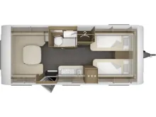 Grundriss Tag Tabbert Cazadora 550 E 2,3