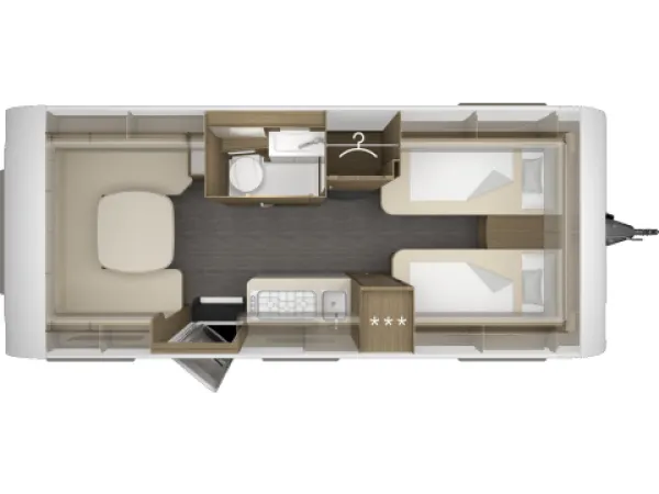 Tagesgrundriss Tabbert Cazadora 550 E 2,3