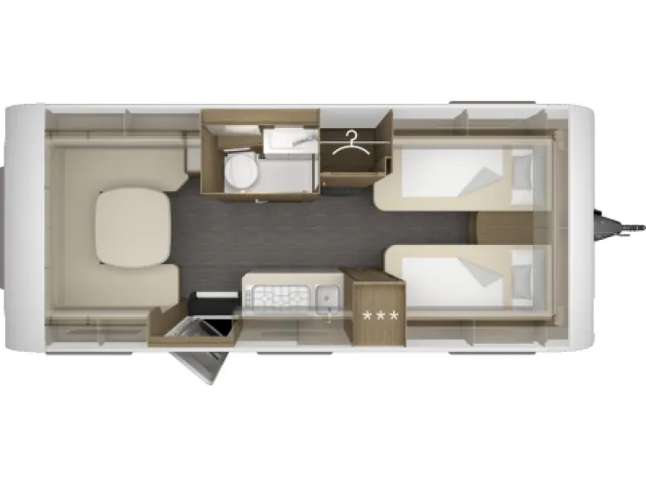Grundriss Tag Tabbert Cazadora 550 E 2,3