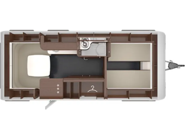 Tagesgrundriss Tabbert Puccini 550 E 2,3