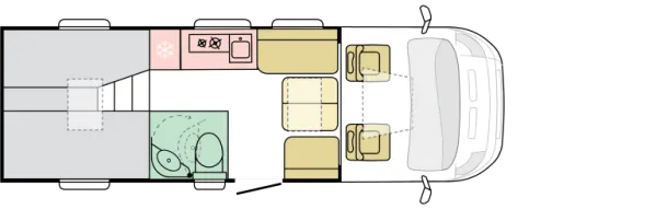 Tagesgrundriss Adria Compact MAX DL Tagesgrundriss Adria Compact MAX DL
