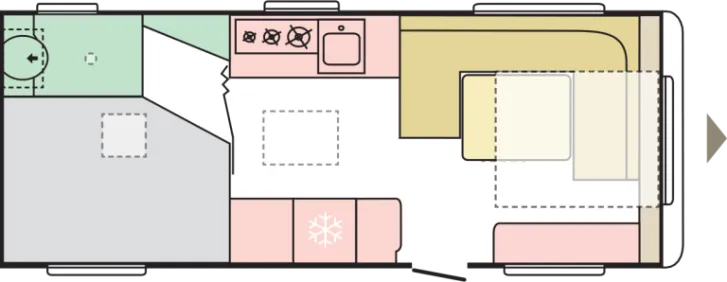 Grundriss Tag Adria Alpina 583 LP - Verfügbar ab 06/2026