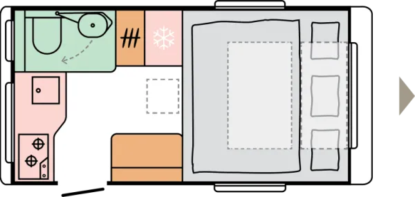 Nachtgrundriss Adria Action 391 LH