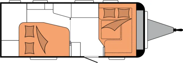 Nachtgrundriss Hobby Excellent 540 WFU