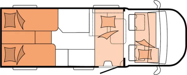 Nachtgrundriss Hobby ONTOUR C 680 GE