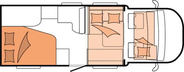Nachtgrundriss Hobby ONTOUR T 700 F