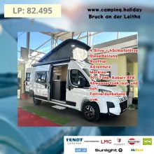 Frontal Vorne Sunlight Camper Van CLIFF 602 Adventure Edition Rooftop