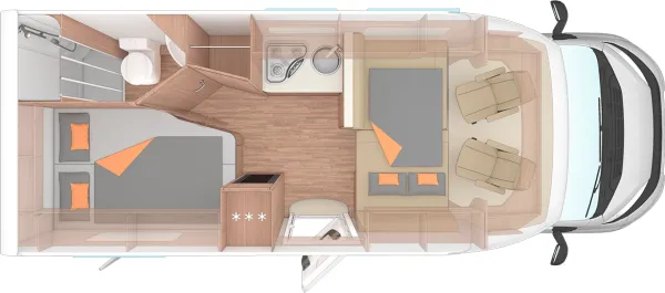 Nachtgrundriss Weinsberg CaraSuite 650 MF