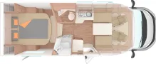 Grundriss Tag Weinsberg CaraSuite 700 DX Im Zulauf