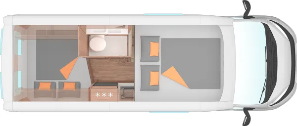 Nachtgrundriss Weinsberg CaraBus GREY 600 DQ EDITION [FIRE]