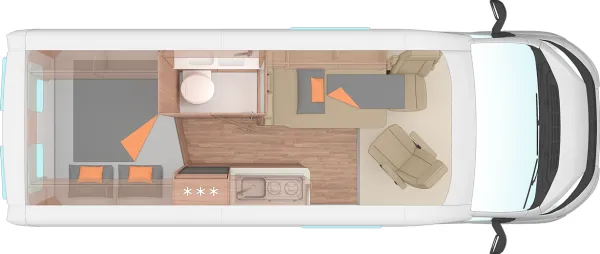 Nachtgrundriss Weinsberg CaraBus GREY 600 MQ EDITION [FIRE]