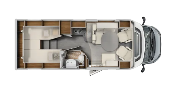 Tagesgrundriss Laika Ecovip L 3019 Titanio