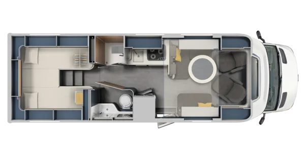 Tagesgrundriss Laika Kreos L 5009 MB