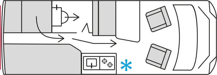 Grundriss Tag Bürstner Habiton HM 6.0