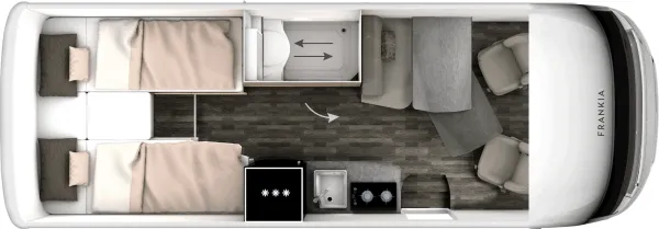 Tagesgrundriss Frankia NEO MI 7 GDK BLACK LINE