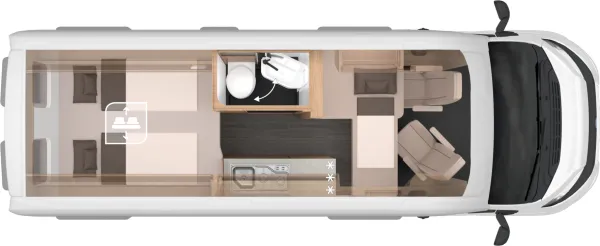 Nachtgrundriss Knaus BoxTime 630 MX