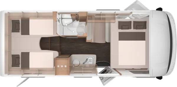 Nachtgrundriss Knaus L!VE I 650 MEG Nachtgrundriss Knaus L!VE I 650 MEG