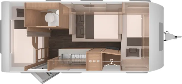 Nachtgrundriss Knaus Sport 500 QDK