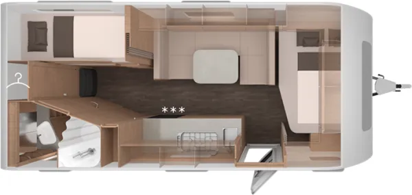Tagesgrundriss Knaus Sport 580 QS